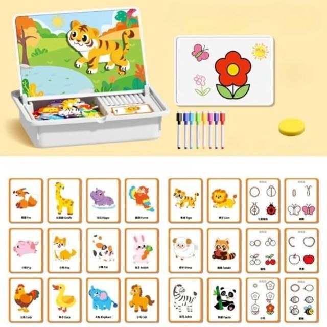 Magnetic Puzzles - Preschool Educational Learning Toy