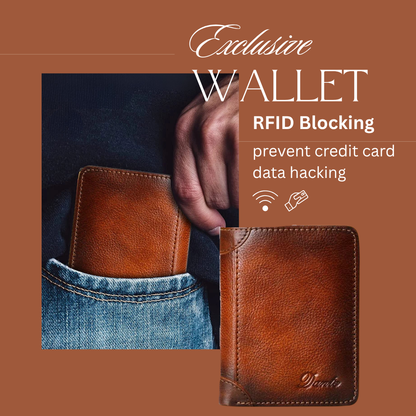 🔥HOT SALE-49% OFF-🔒RFID🔒Genuine Leather Wallet for Men💰