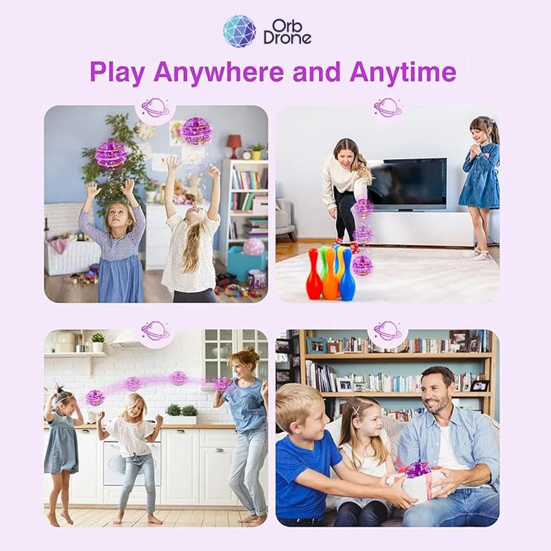 Flying Orb Spinner Drone