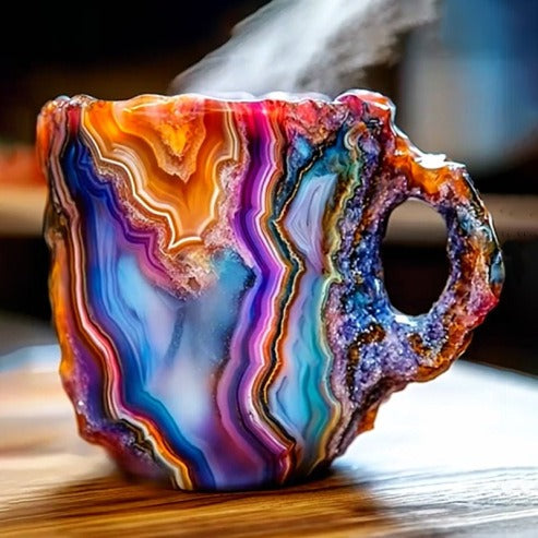 🔥2025 HOT SALE ✨️ New Mineral Crystal Coffee Mugs☕