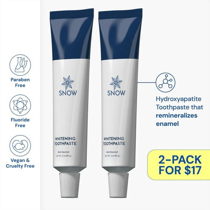 Coconut Oil Toothpaste - Fluoride-Free Hydroxyapatite Teeth Whitening