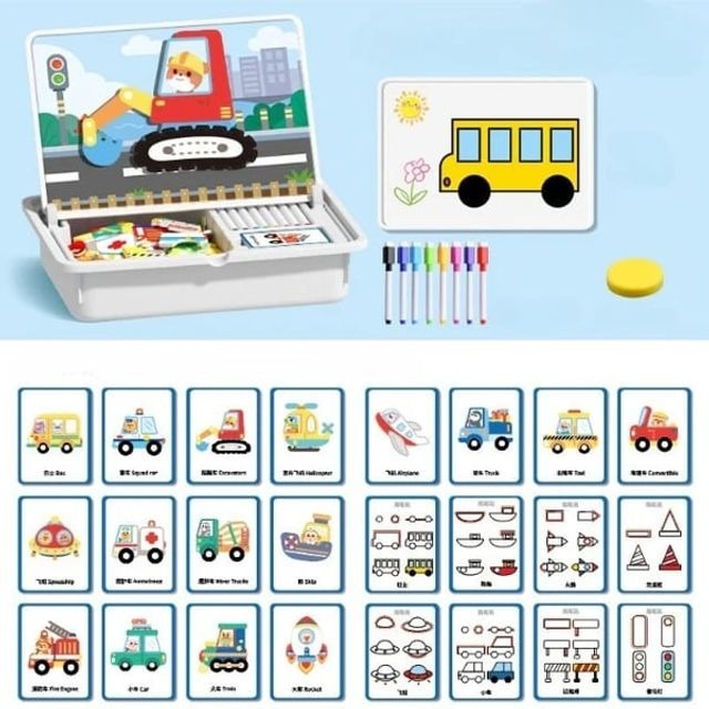 Magnetic Puzzles - Preschool Educational Learning Toy