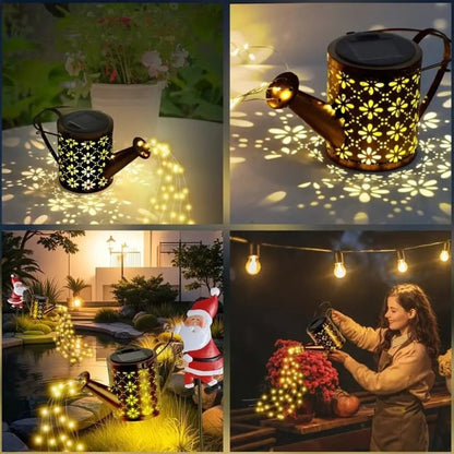 Christmas Solar Kettle Lights - Garden Decorative Lights