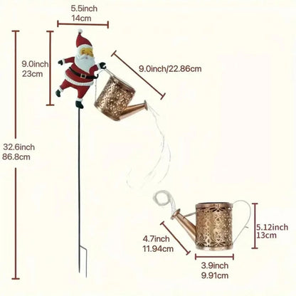 Christmas Solar Kettle Lights - Garden Decorative Lights